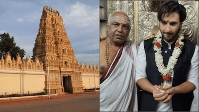 Ranveer Singh In Chamundeshwari Temple