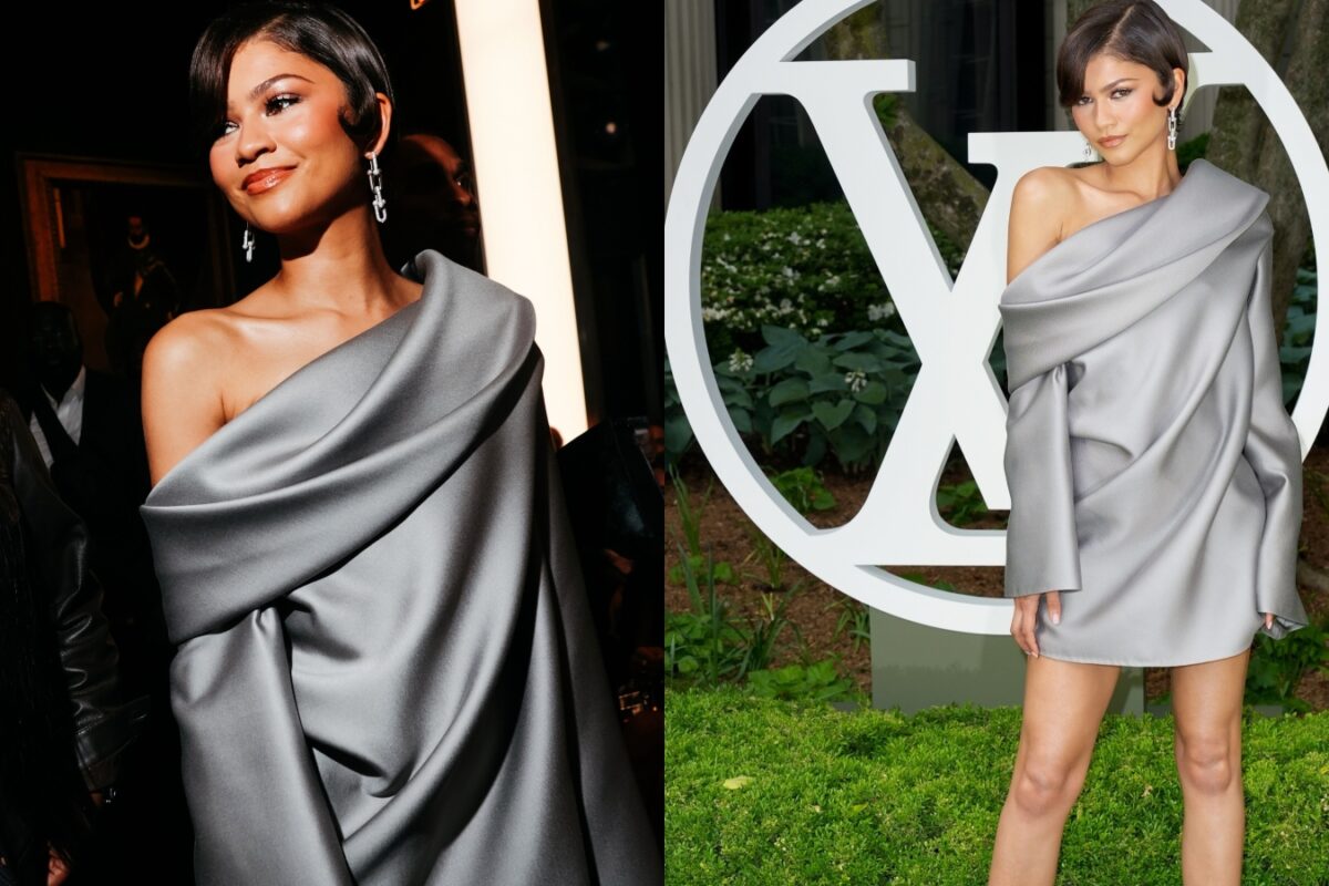 Zendaya Stuns In Silver One-Shoulder Mini At Louis Vuitton’s Cruise 2027 Fashion Show