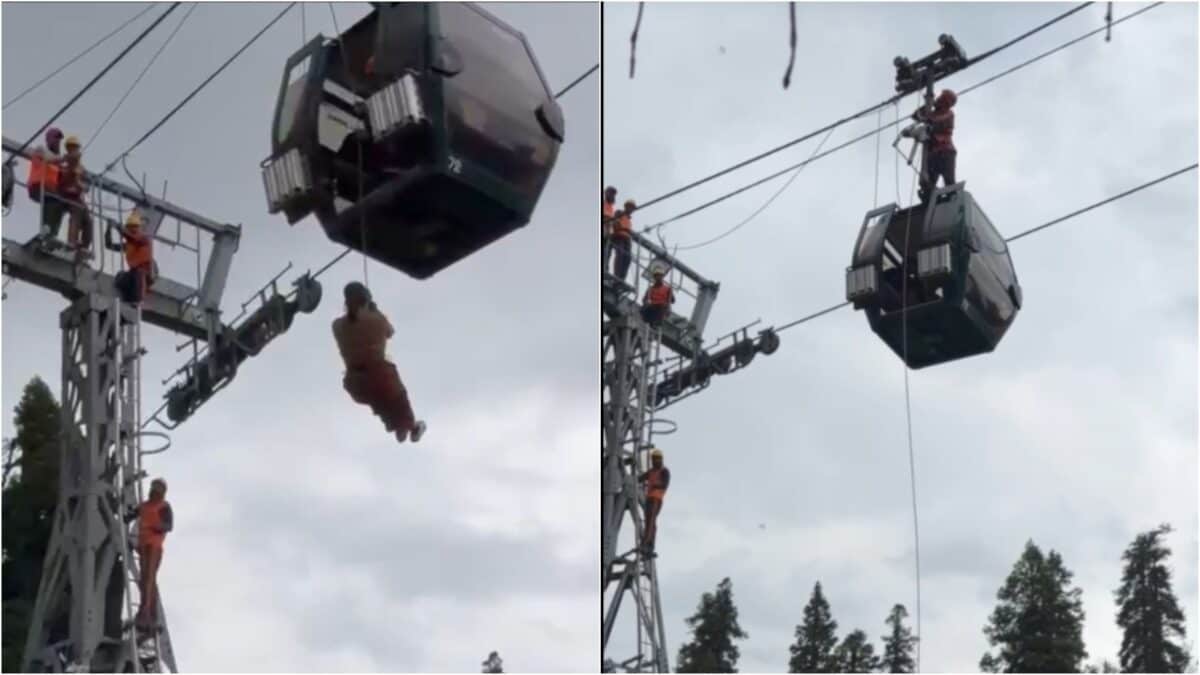 Technical Snag Leaves Hundreds Of Tourists Stranded Mid-Air In Gulmarg Cable Car