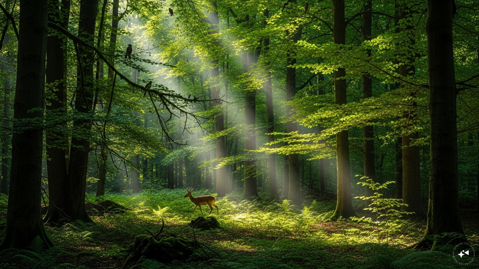 Forests play a vital role in balancing the climate, absorbing carbon, and supporting biodiversity across the planet. (AI photo)