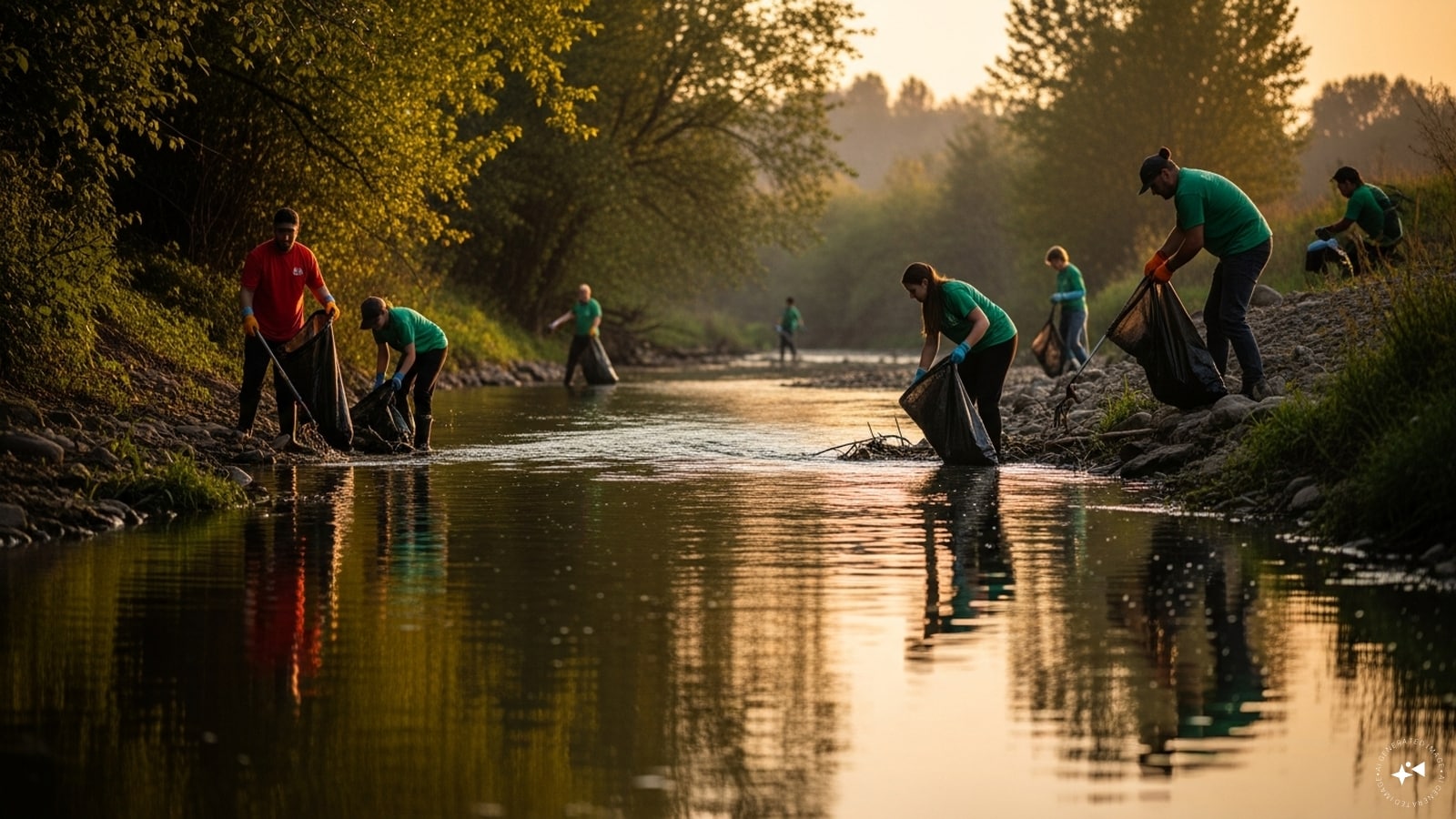 Rivers, lakes, and oceans are central to life, making water conservation essential for a sustainable future. (AI photo)