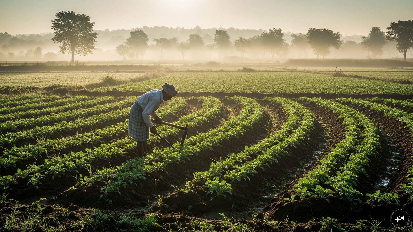 Eco-friendly farming practices are helping protect soil health, reduce chemicals, and ensure food security. (AI photo)