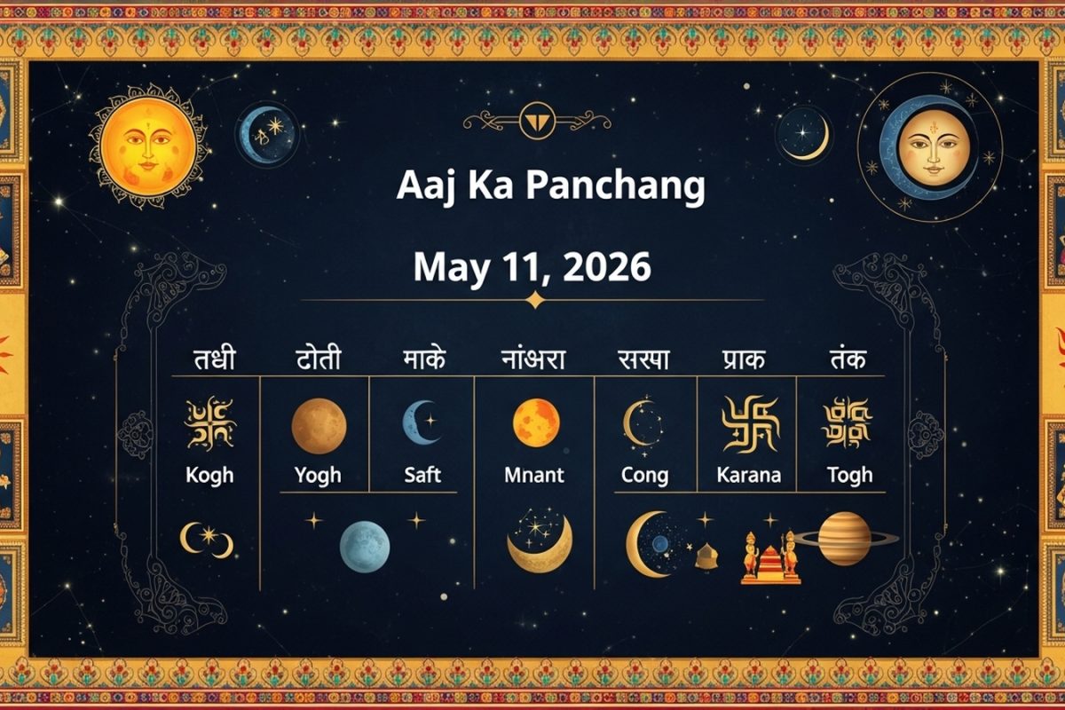 Aaj Ka Panchang, May 11, 2026: Tithi, Vrat, Muhurat And Rahu Kaal Today