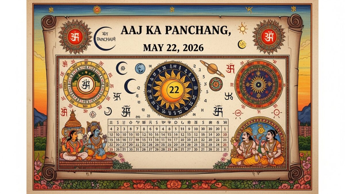 Aaj Ka Panchang, May 22, 2026: Tithi, Vrat, Muhurat And Rahu Kaal Today | Horoscope News