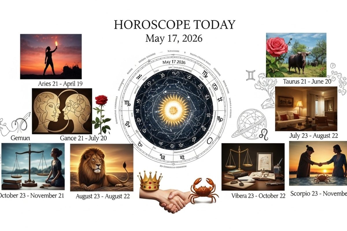 Horoscope Today, May 17, 2026: Astrological Predictions For All Zodiac Signs
