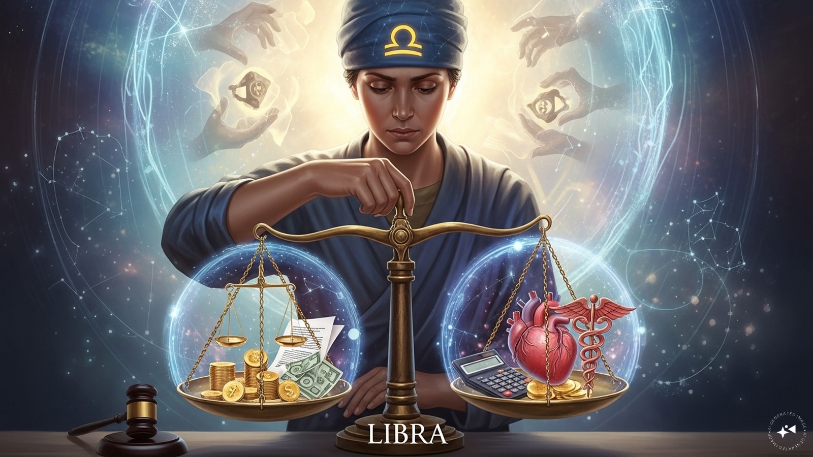 Libra: This period may bring unexpected challenges, so stay cautious. Health needs attention, especially regarding allergies or skin issues. Hidden enemies may try to create problems. Expenses and travel may increase. You may feel inclined towards spiritual and charitable activities. It is better to settle legal matters peacefully.