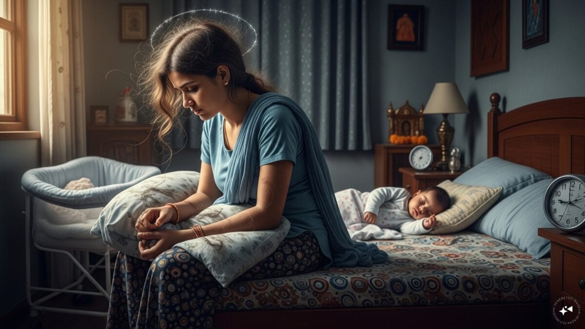 Study Finds 53% Of Indian Mothers Suffer Severe Sleep Loss, And Their Hair Is Paying The Price