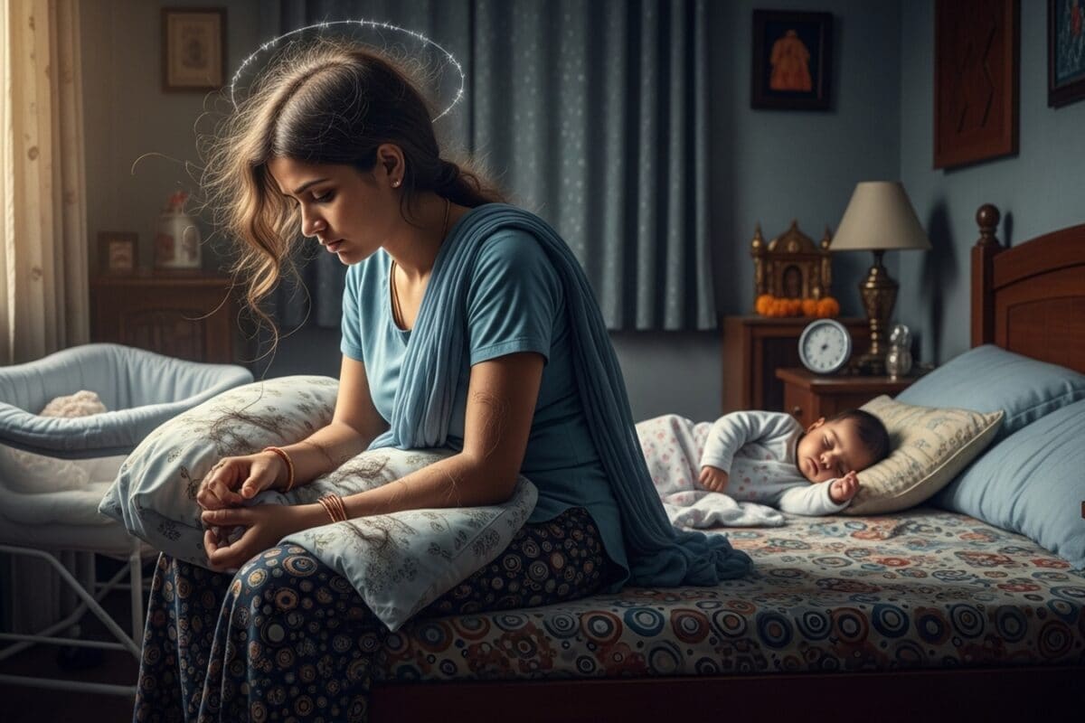Study Finds 53% Of Indian Mothers Suffer Severe Sleep Loss, And Their Hair Is Paying The Price