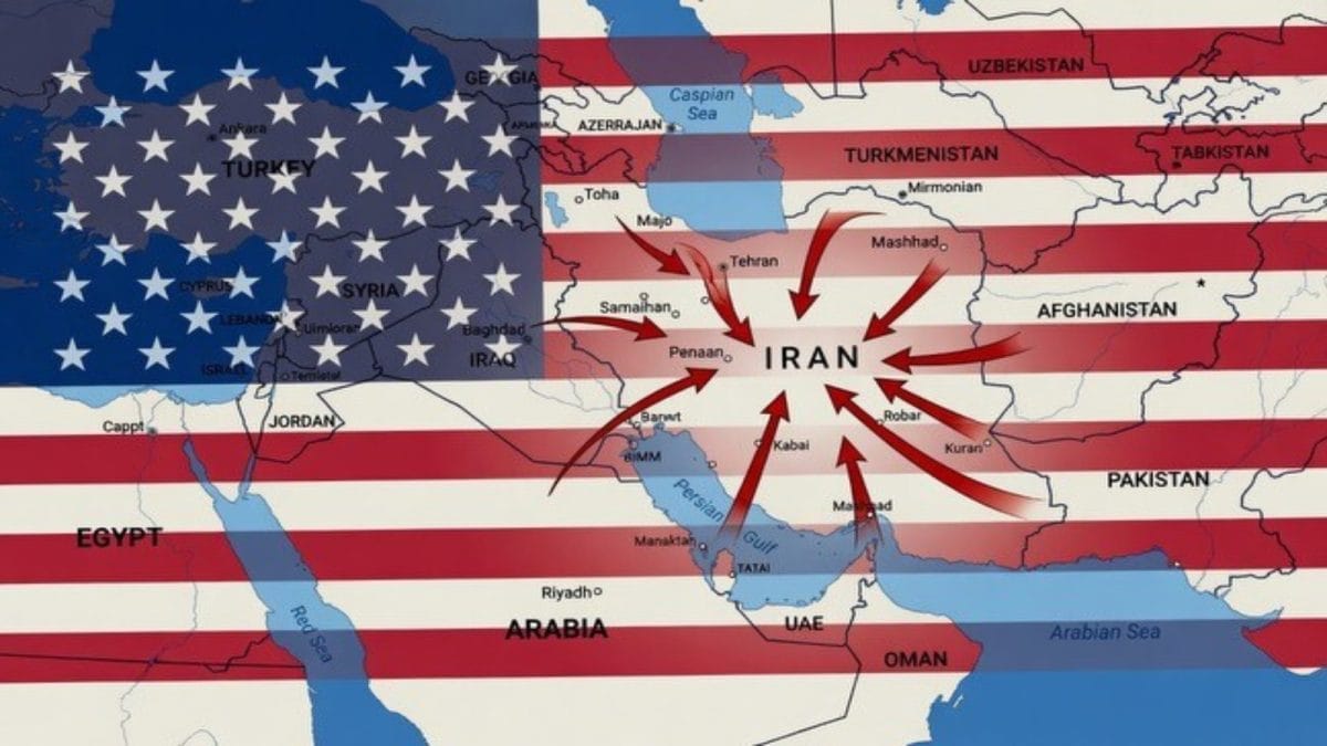 US Strikes Soon? Trump Shares West Asia Map With 'Red Arrows' Pointing At Iran