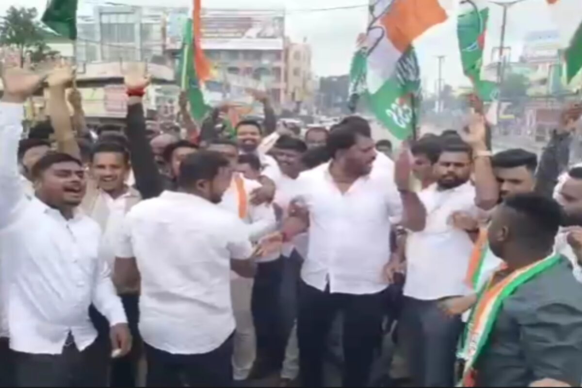 DK Shivakumar Loyalists Celebrate In Ramanagara Amid Karnataka Leadership Change Buzz