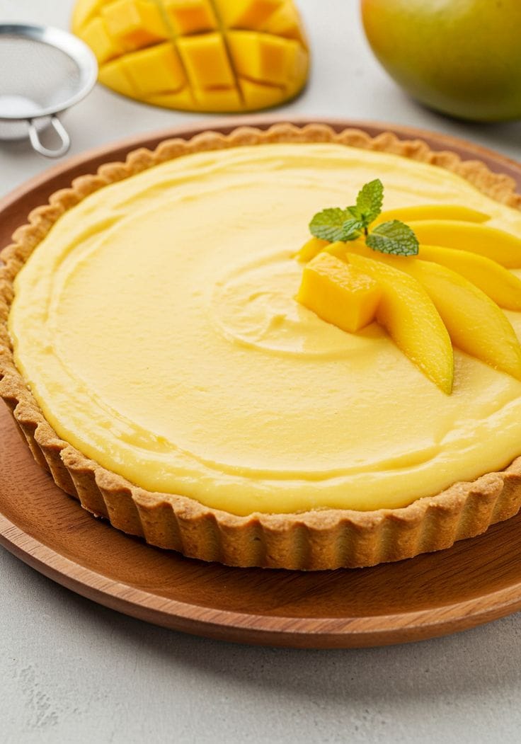 Easy No Bake Mango Tart Recipe For A Refreshing Summer Dessert