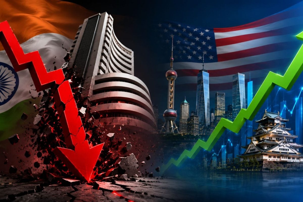 Rs 11 Lakh Crore Gone In 4 Days: Why Indian Markets Are Bleeding While US, Asian Peers Keep Rising