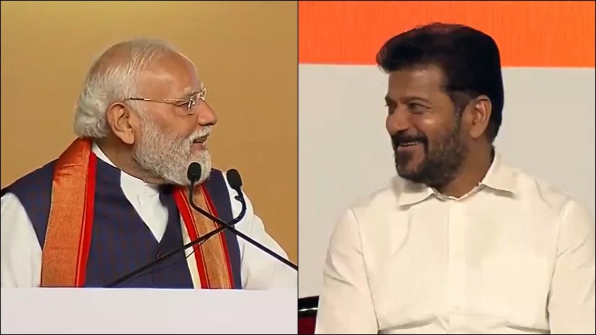 'Aap Mere Se Hi Judo': PM Modi, Revanth Reddy Share Light Moment In Hyderabad