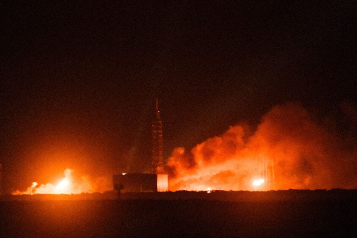 When Rocket Turns Into Fireball, Tower Collapses, Gantry Flattens: Blue Origin’s Launchpad After The Explosion