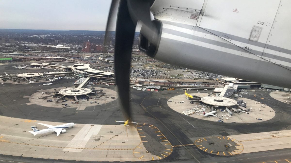 Plane Collides With Truck, Light Pole While Landing At Newark Airport In US | Video