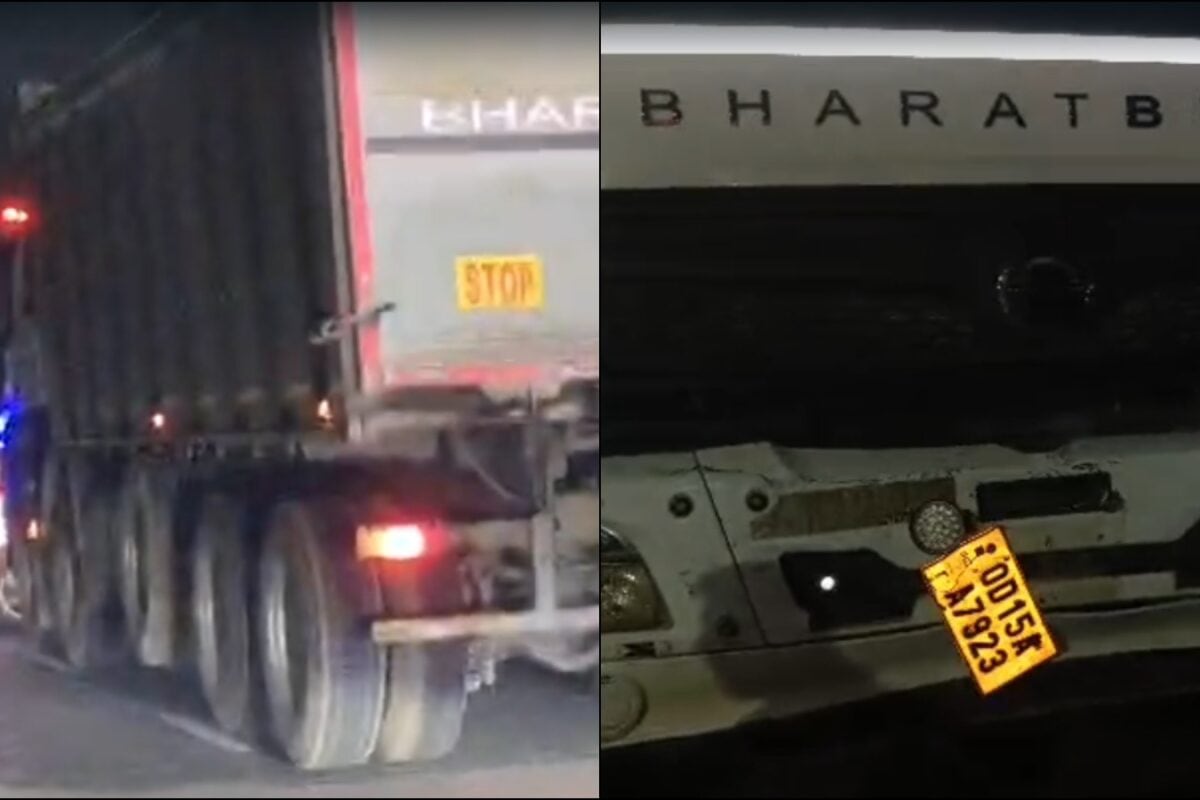 Caught On Cam: Truck Rams Into Car In Odisha, Drags It For 500 Metres; Occupants Narrowly Escape