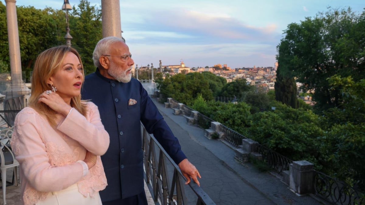 From ‘Car Diplomacy’ To Colosseum Visit: PM Modi Shares Glimpses Of His Meeting With Meloni In Italy