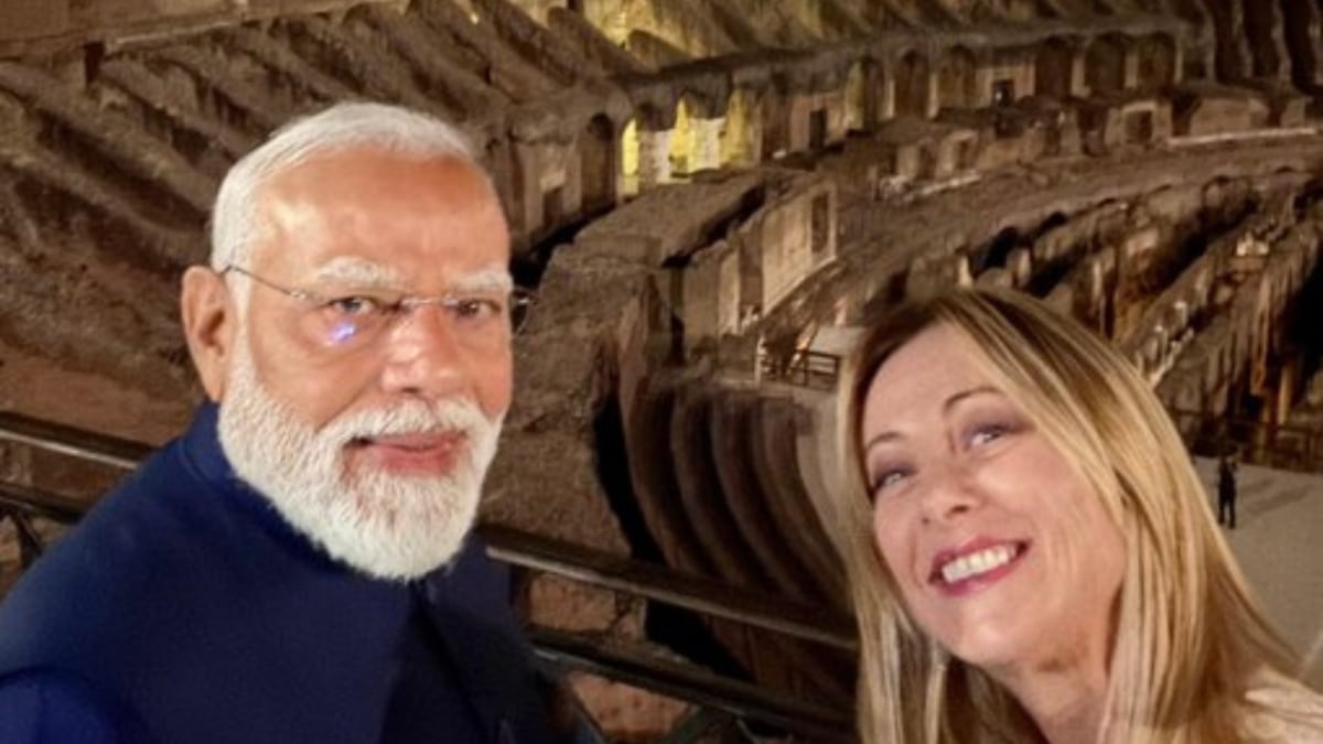 ‘Welcome To Rome, My Friend’: Meloni Welcomes PM Modi In Italy, Shares Candid Moment At Colosseum