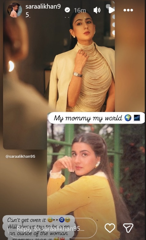 Sara Ali Khan Shares Rare Photo Of 'Mommy Jaan' Amrita Singh On Mother ...