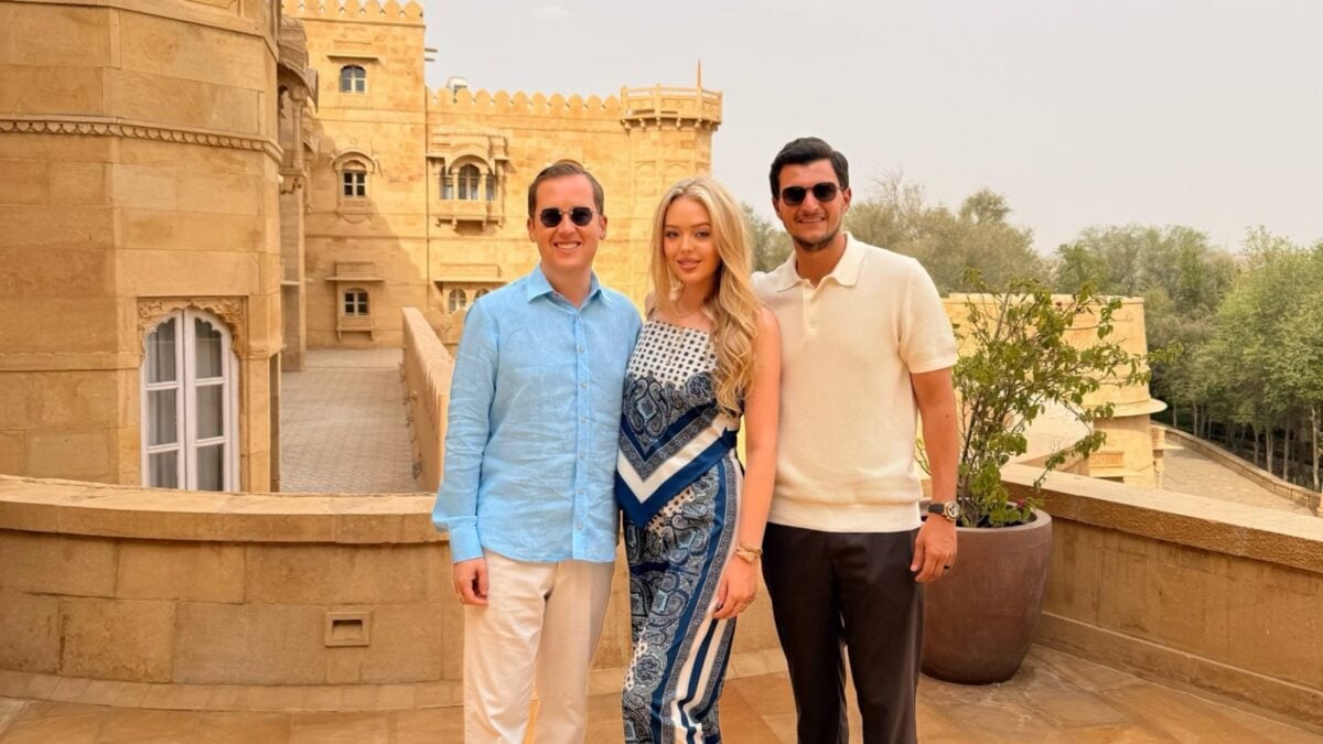 Tiffany Trump Tours Jaisalmer Fort With Husband Michael Boulos And US Envoy Sergio Gor