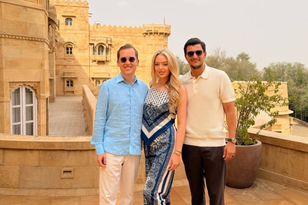 Tiffany Trump Tours Jaisalmer Fort With Husband Michael Boulos And US Envoy Sergio Gor