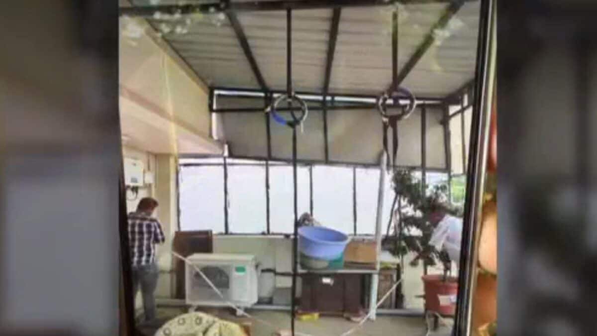 Exclusive: First Photo Of Rooftop Spot Where Twisha Sharma Was Found Dead Emerges