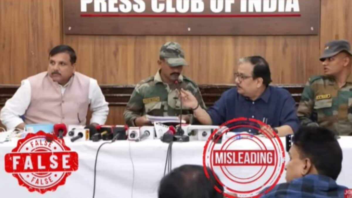 Indian Army Clarifies Men Seen At AAP-RJD Presser Were Removed Over Misconduct