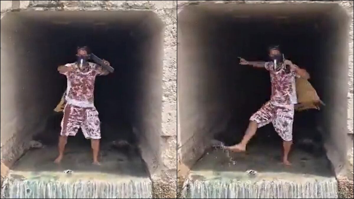 Man Dresses Up As Cockroach To Protest Yamuna Pollution In Mathura | Video