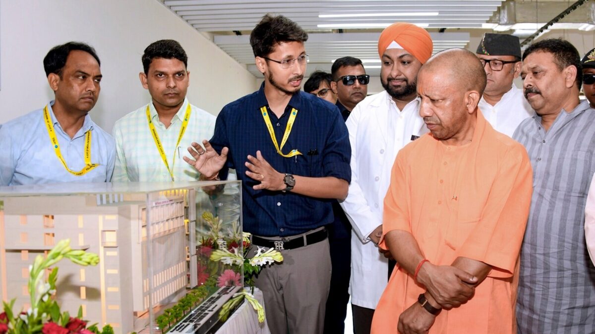 CM Yogi Inspects BHU's National Centre For Aging, Orders Timely Completion Of Rs 150-Crore Project