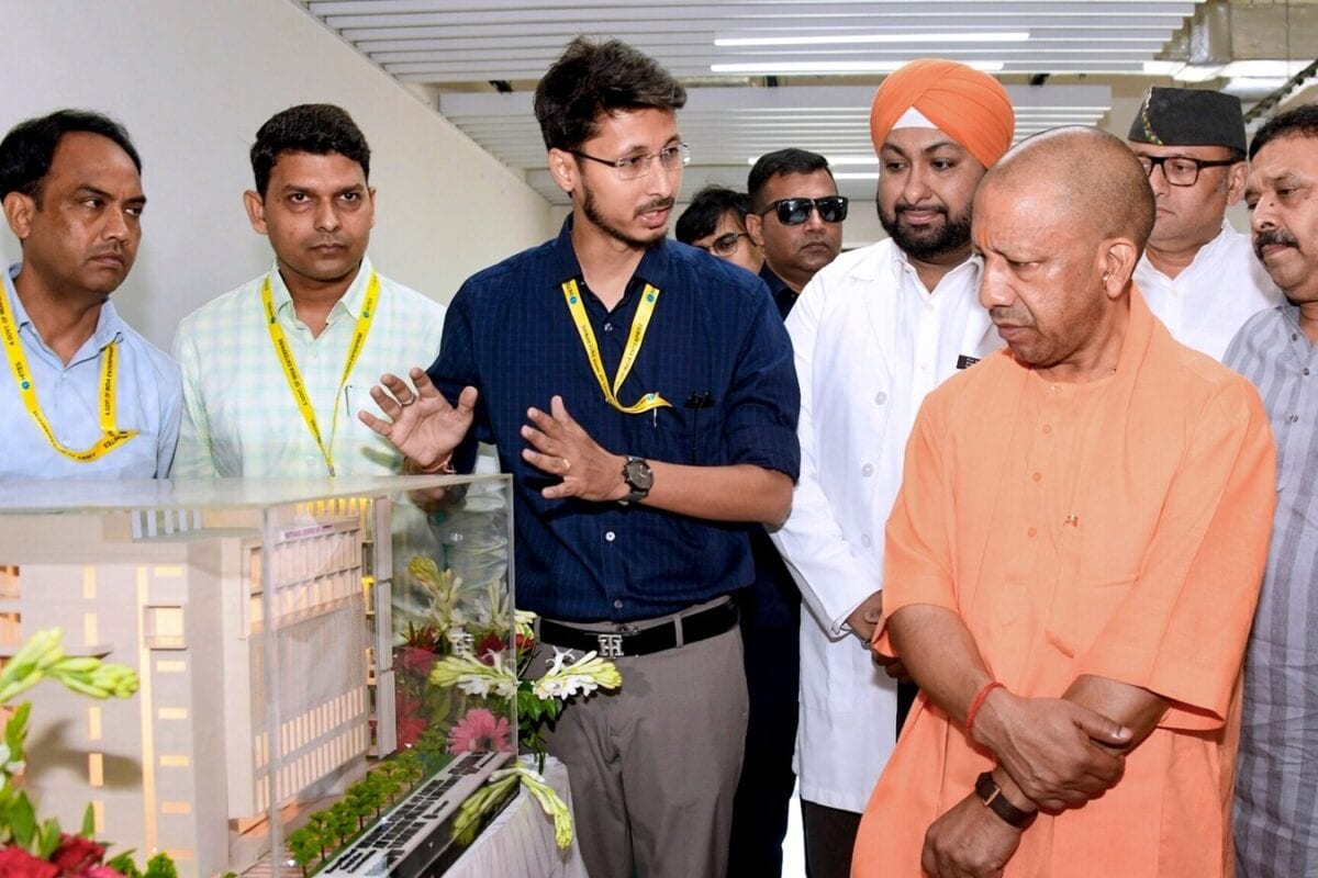 CM Yogi Inspects BHU's National Centre For Aging, Orders Timely Completion Of Rs 150-Crore Project