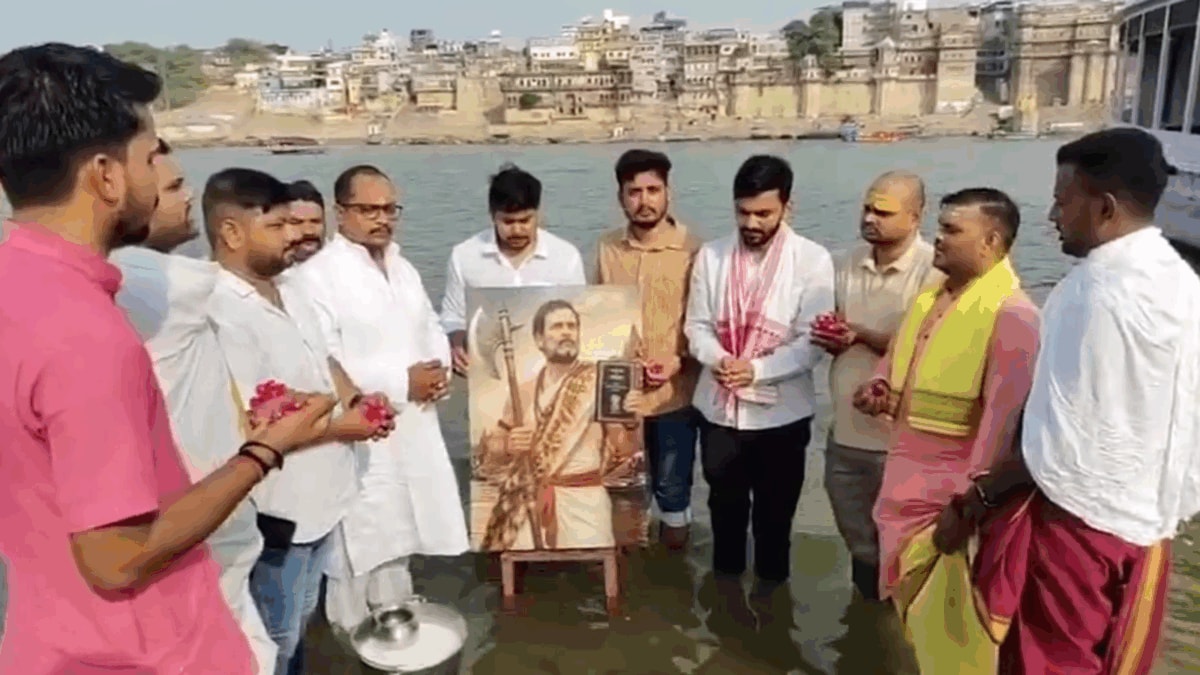 'Insult To Hindu Faith': BJP Slams Congress Over Poster Depicting Rahul Gandhi As Lord Parshuram