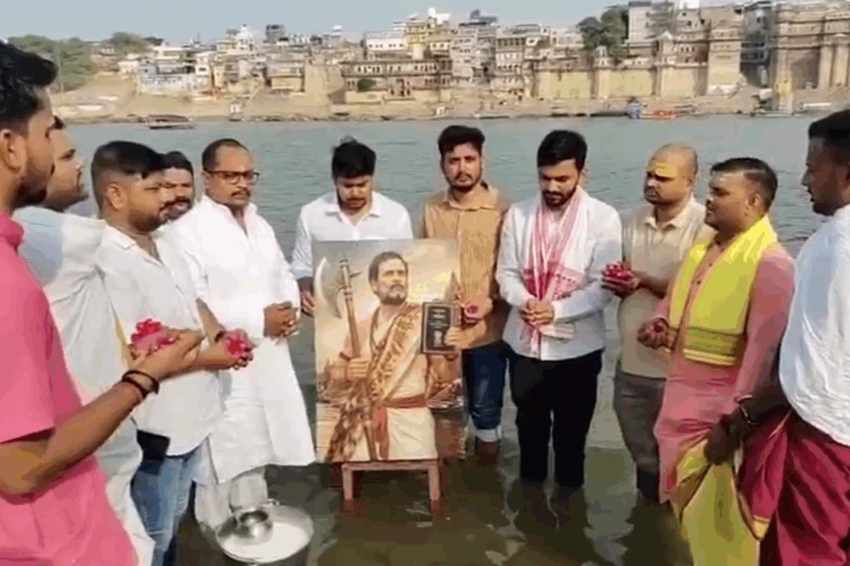 'Insult To Hindu Faith': BJP Slams Congress Over Poster Depicting Rahul Gandhi As Lord Parshuram
