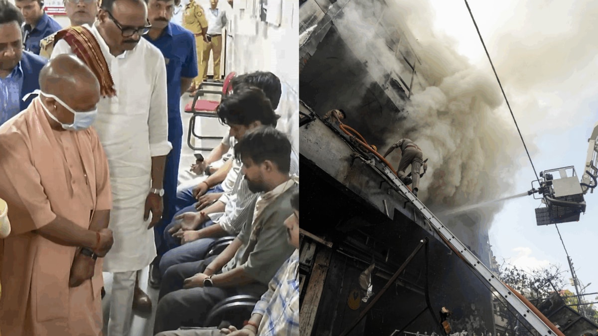 Lucknow Coaching Fire Tragedy: CM Yogi Meets Victims' Families, Announces Rs 5 Lakh Ex Gratia