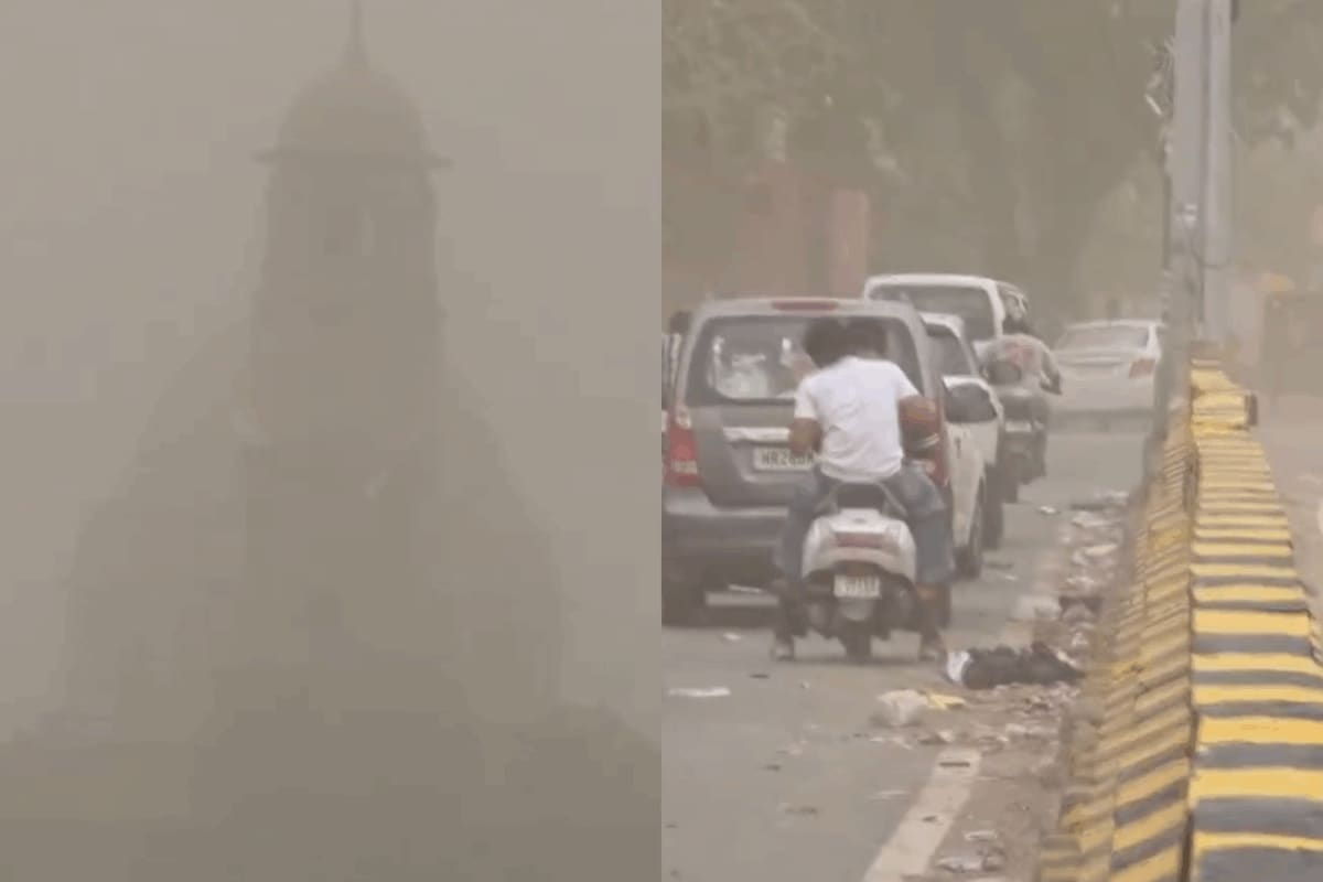 Massive Dust Storm Sweeps Delhi, Noida, Gurugram; Orange Alert For Rain In NCR | Video
