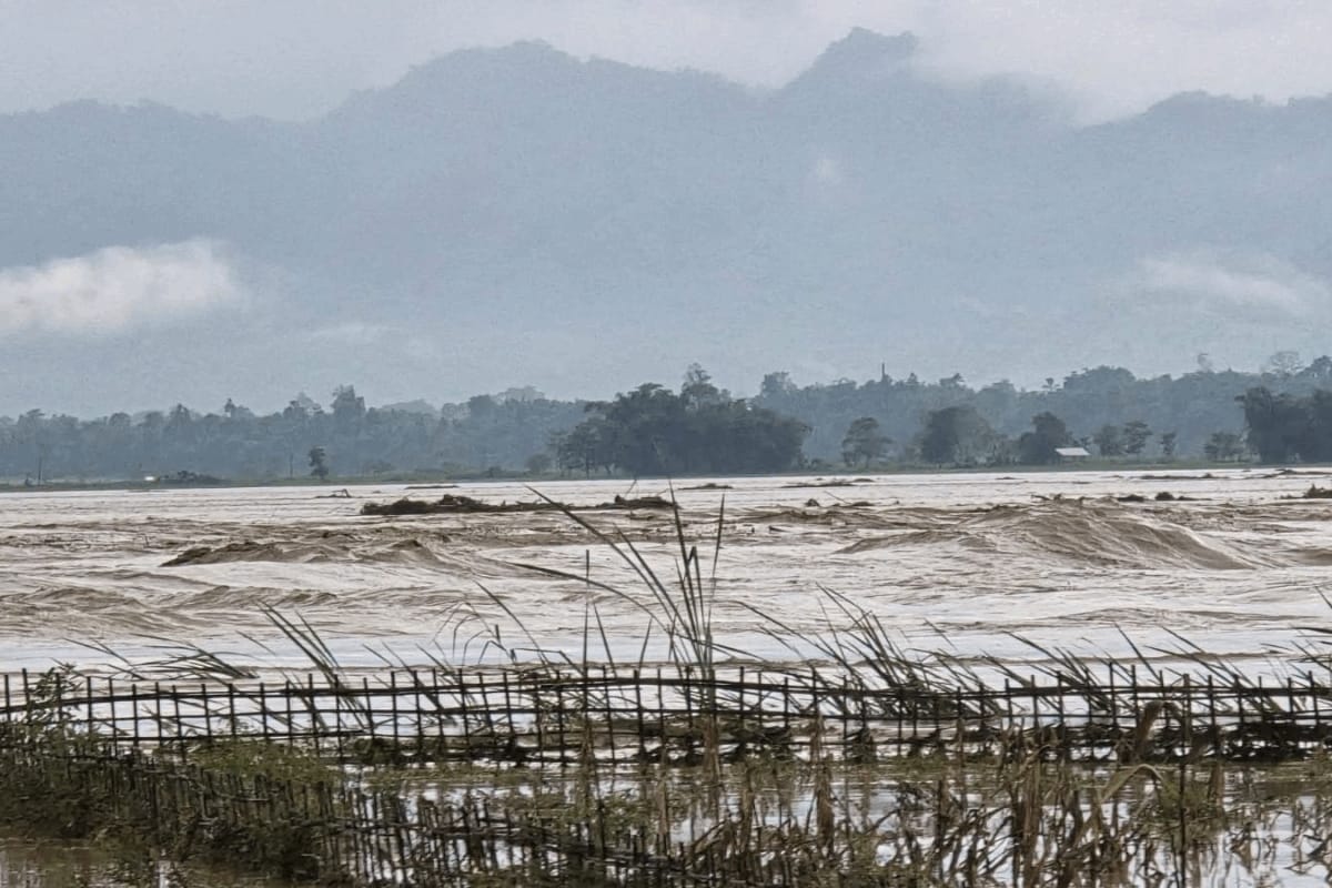 Assam Floods: Train Services Disrupted As Railway Bridge Partially Collapses; Nearly 16,000 Affected