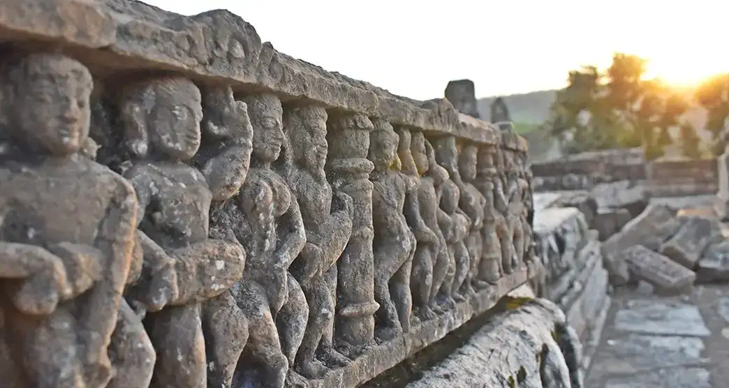 The Neelkanth Temple dates to the 6th century and is covered in intricately carved sculptures.