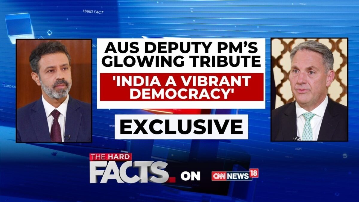 India-Australia Ties Reach Historic High: Australia's Dy Prime Minister Richard Marles |TheHardFacts