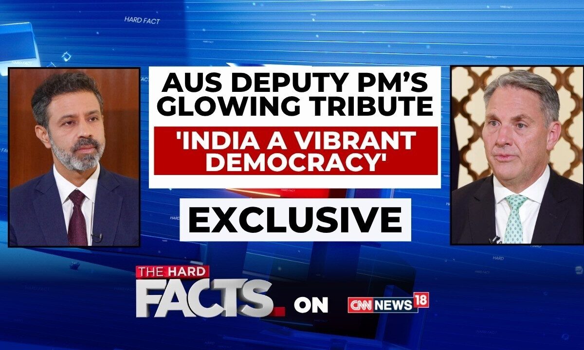 India-Australia Ties Reach Historic High: Australia’s Dy Prime Minister Richard Marles |TheHardFacts