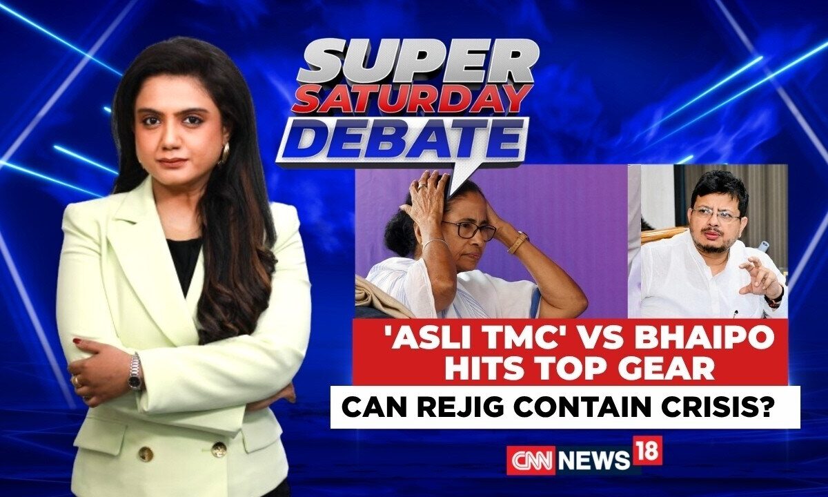 'Asli TMC' Vs Bhaipo Hits Top Gear | Can Rejig Contain Crisis? | Super Saturday Debate | News18