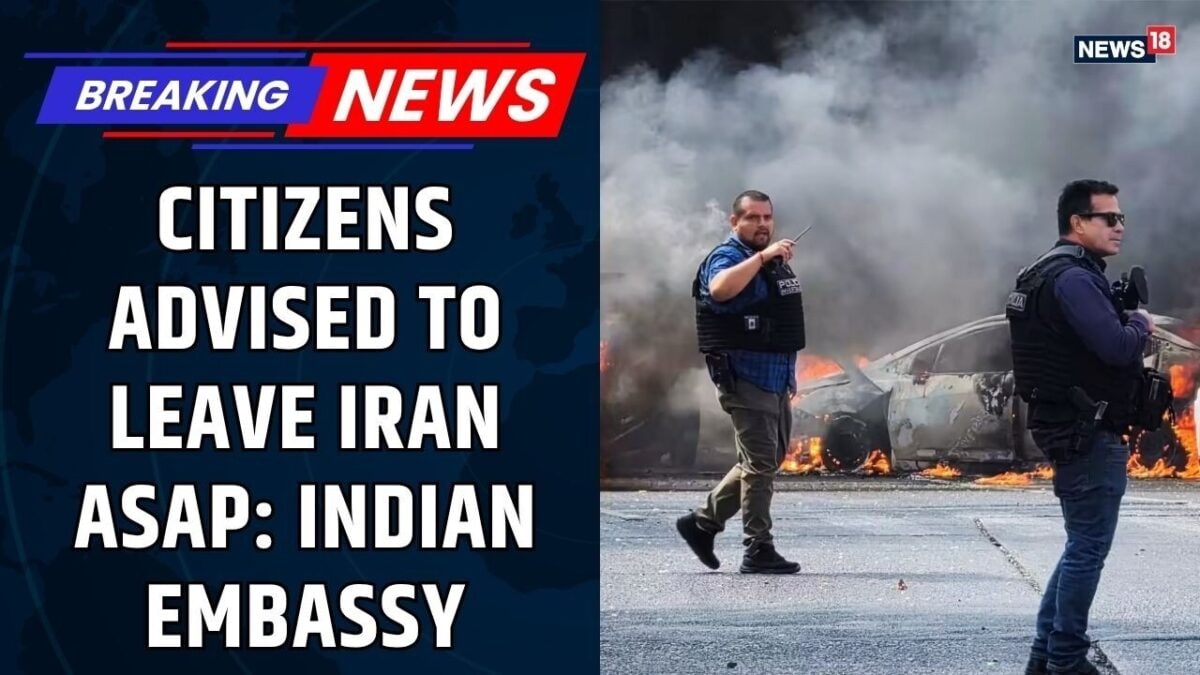 Breaking News: Indian Embassy Asks Indian Nationals To Leave Iran Immediately | War News Updates