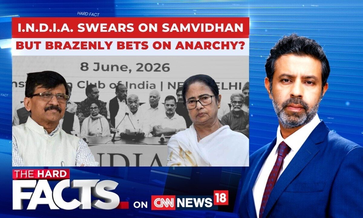 INDIA Bloc Swears On Samvidhan But Brazenly Bets On Anarchy? | The Hard Facts | News18