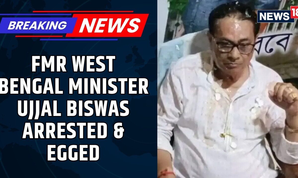 Former West Bengal Minister Ujjal Biswas Arrested In 'Tarpaulin Misappropriation' Case | News18