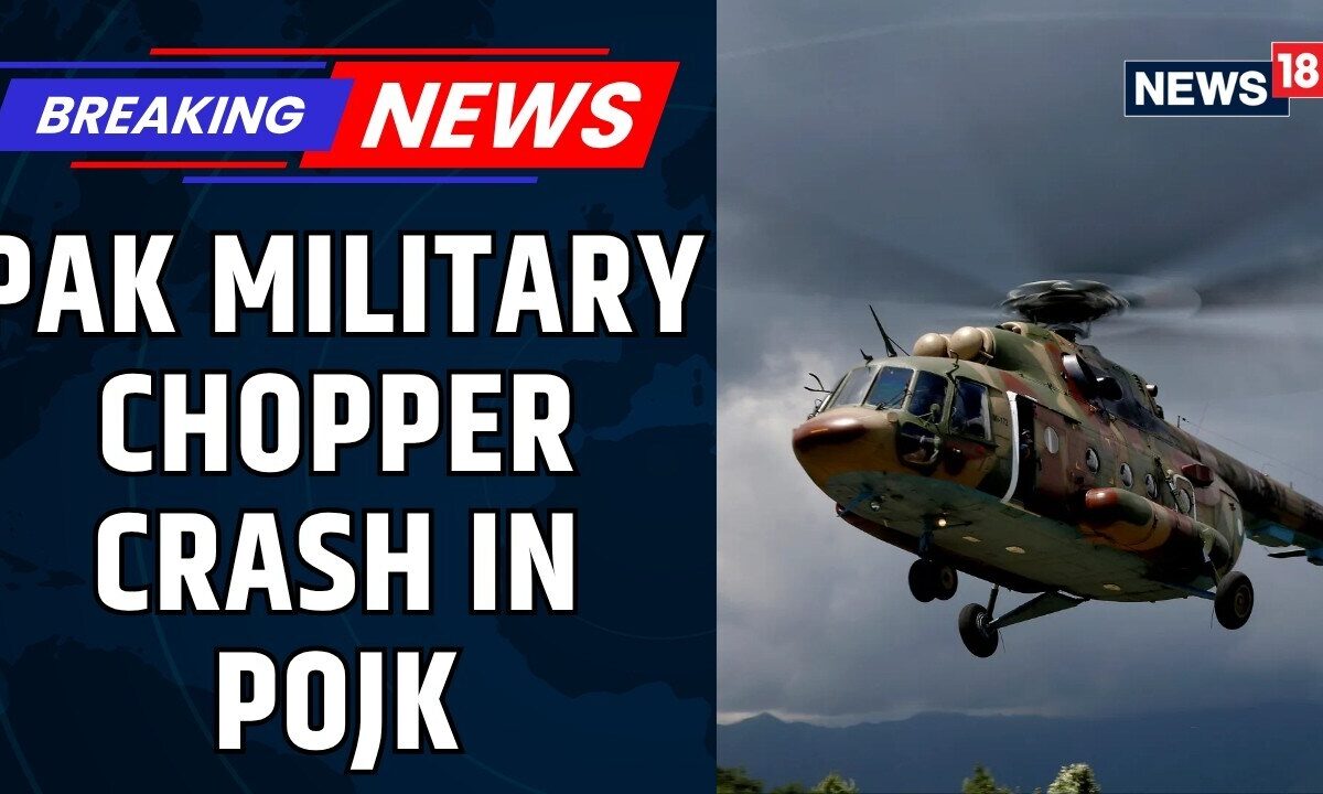 Pakistan Military Helicopter Crashes In PoJK Amid Protests, 21 Security Personnel Reportedly Killed