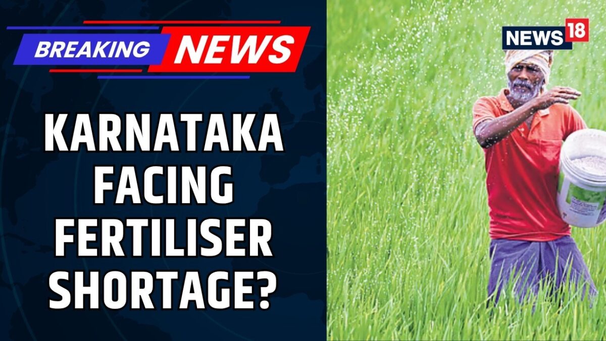 Karnataka Fertilizer Shortage: Farmers Queue For Hours, Slippers Hold Their Place In Line | News18