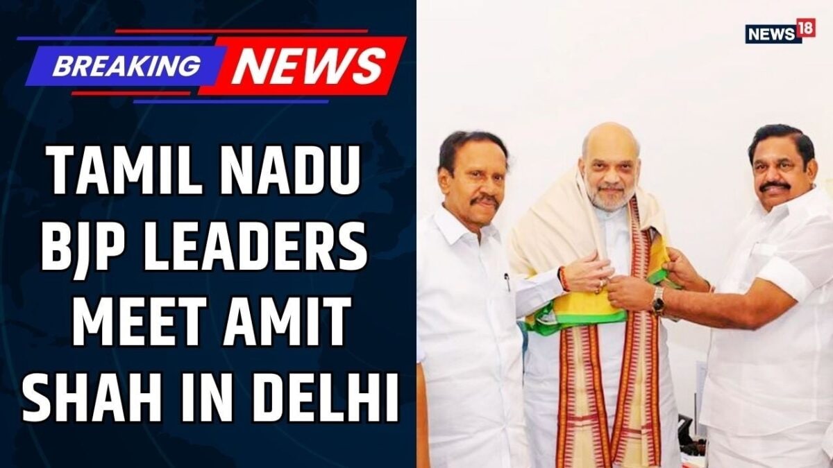 Tamil Nadu BJP Leaders Meet Home Minister Amit Shah In Delhi | Tamil Nadu Politics News | News18
