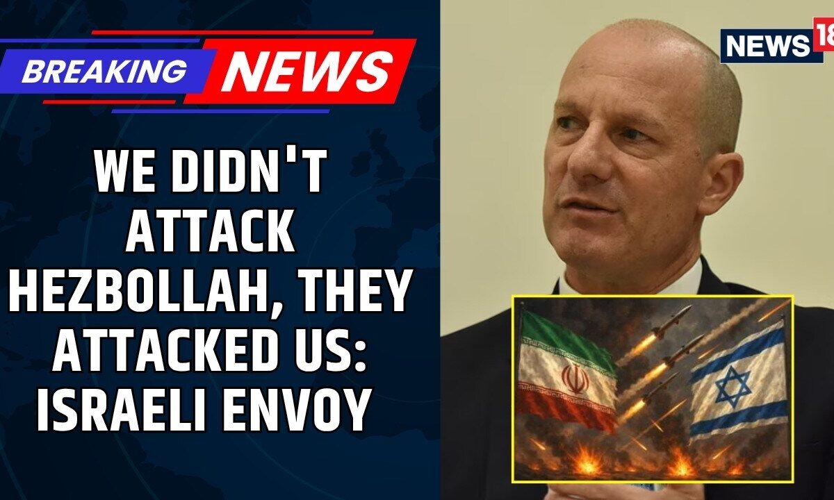 BREAKING NEWS: We Didn't Attack Hezbollah; They Did": Israel Envoy To India | Israel-Iran War