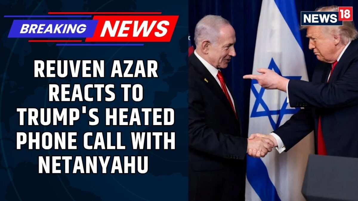 Israel Envoy To India Responds On Trump's Heated Phone Call With Netanyahu, "We Sort It Out"