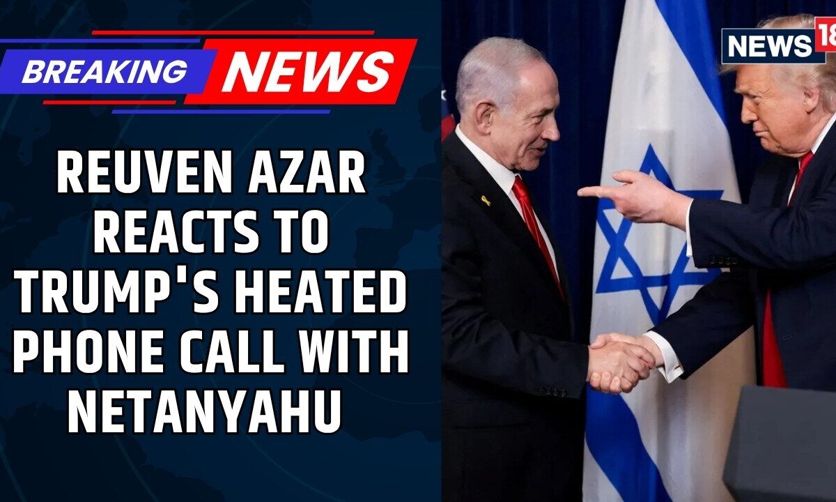 Israel Envoy To India Responds On Trump's Heated Phone Call With Netanyahu, "We Sort It Out"