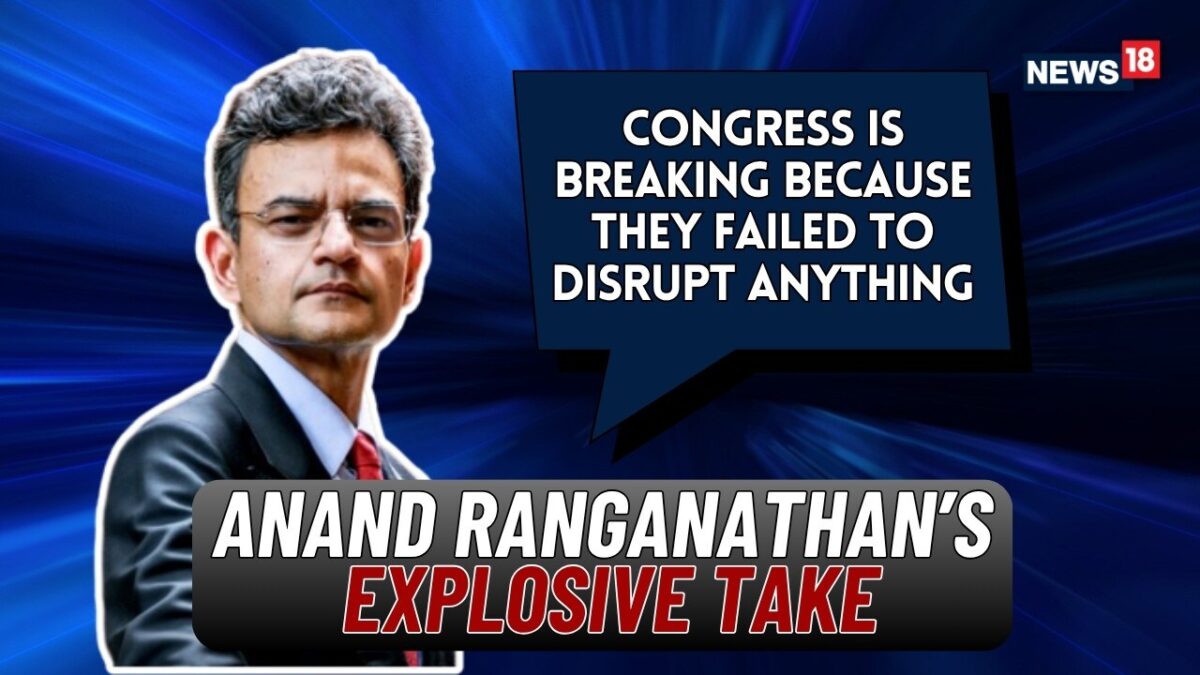 "The Problem Is They Are Not Modi!" | Anand Ranganathan Brutally Exposes Congress | News18