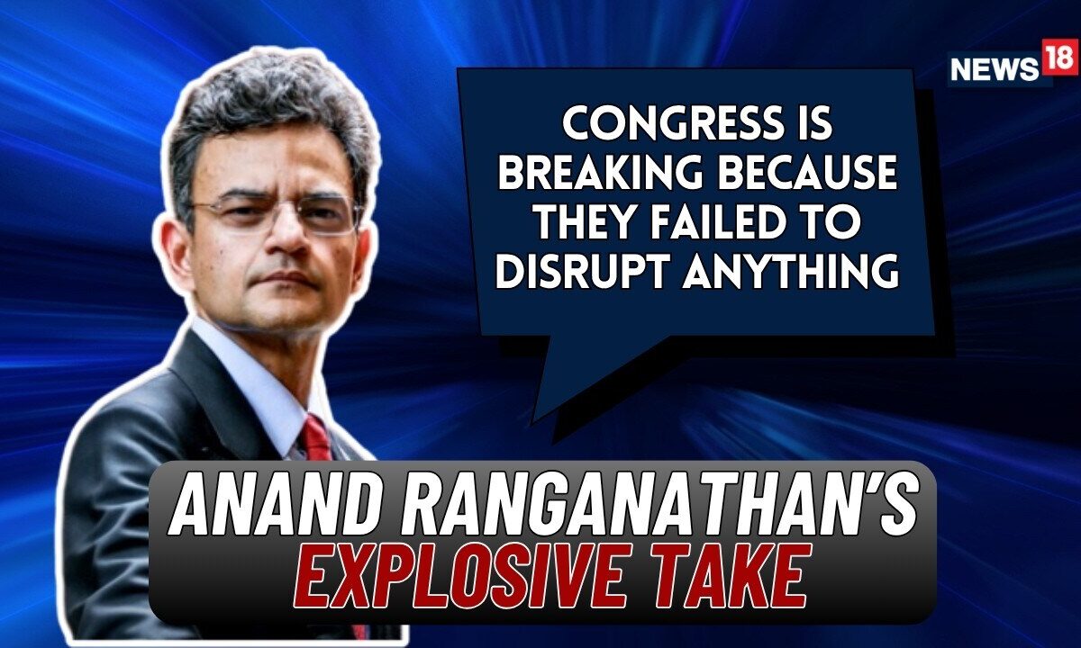 "The Problem Is They Are Not Modi!" | Anand Ranganathan Brutally Exposes Congress | News18